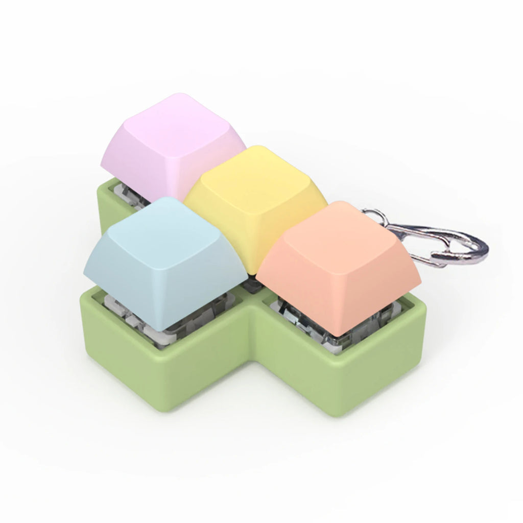 2/3/4/9 Keys Keyboard Keycaps Fidget Toy Party Stress Relief Diy  Keycaps Toy Keyboard Caps Finger Button Fidget Finger Keycaps